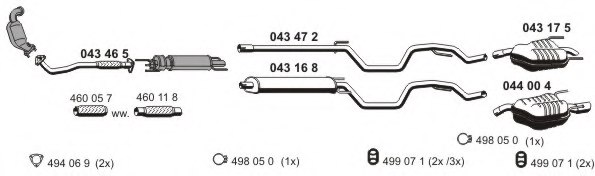 ERNST 050578 Exhaust System